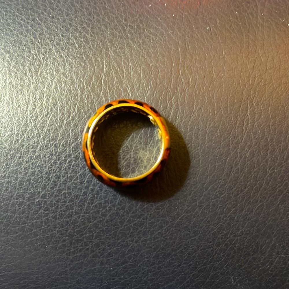 SOHO 18k Enamel Ring